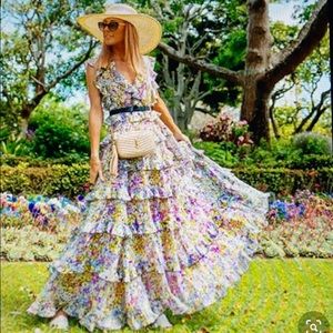 Giambattista Valli x H & M tiered gown nwt